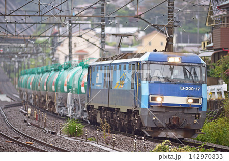 中央本線 上野原 JR貨物 EH200-17(高崎) 中央本線 上野原 JR貨物 EH200-17(高崎) 142970833