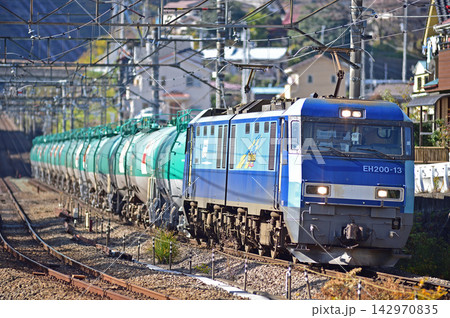 中央本線 上野原 JR貨物 EH200-13(高崎) 中央本線 上野原 JR貨物 EH200-13(高崎) 142970835