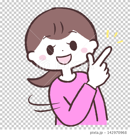 一位和藹女性的插圖 一位和藹女性的插圖 142970968