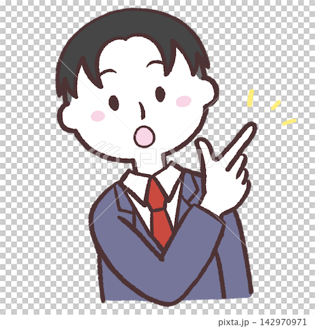 ナイスネクタイ男子のイラスト ナイスネクタイ男子のイラスト 142970971