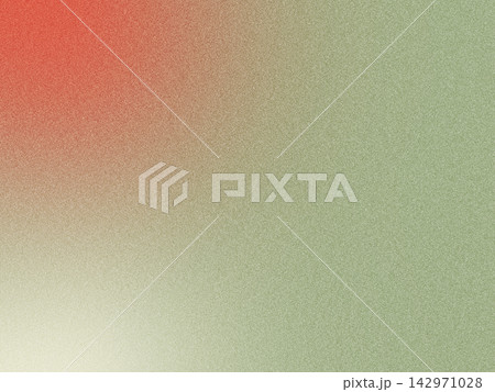 Sage green and coral orange soft grainy background 142971028