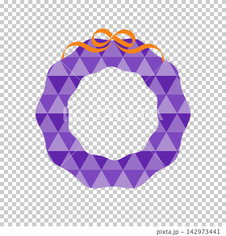 Colorful purple wreath frame, circular, sparkly, round, ribbon Colorful purple wreath frame, circular, sparkly, round, ribbon 142973441