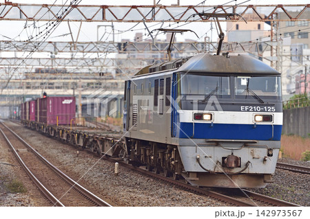 東海道本線　平塚　JR貨物　EF210-125（新鶴見） 142973567