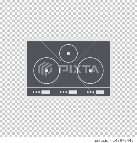IH cooking heater icon IH cooking heater icon 142976445