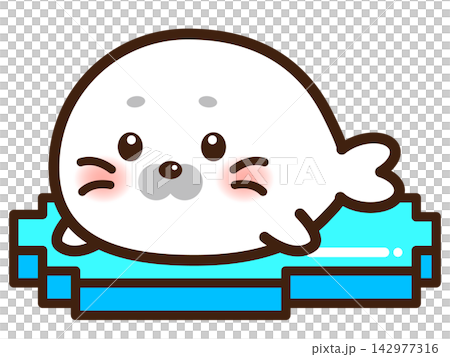 可愛的印章插圖素材 可愛的印章插圖素材 142977316