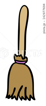 Hand drawn witch broom for Halloween event, activity, costume, circus, theme park, cartoon, character, comic, mascot, standee, toy, kid doll, trick or treat, outdoor, stickers, print, poster, postcard Hand drawn witch broom for Halloween event, activity, costume, circus, theme park, cartoon, character, comic, mascot, standee, toy, kid doll, trick or treat, outdoor, stickers, print, poster, postcard 142977694