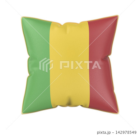 Pillow with the flag of Mali 142978549