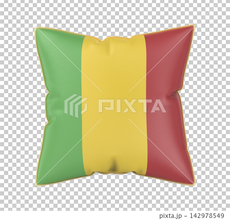 Pillow with the flag of Mali 142978549