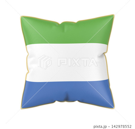 Pillow with the flag of Sierra Leone Pillow with the flag of Sierra Leone 142978552