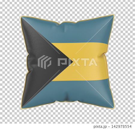 Pillow with the flag of the Bahamas Pillow with the flag of the Bahamas 142978554