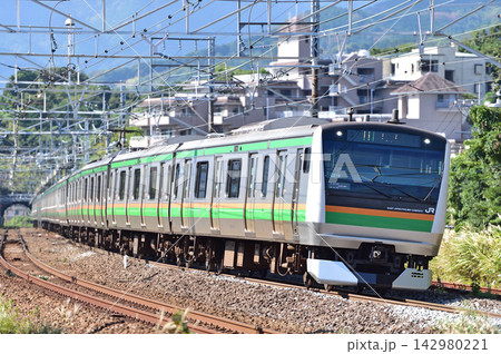 東海道本線 真鶴 JR東日本 E233系3000番台 U219編成(小山) 東海道本線 真鶴 JR東日本 E233系3000番台 U219編成(小山) 142980221