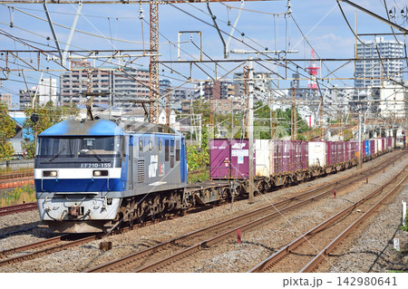 東海道本線　相模貨物　JR貨物　EF210-159（吹田） 142980641