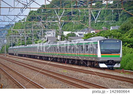 東海道本線 二宮-大磯 JR東日本 E233系3000番台 E-60編成(国府津) 東海道本線 二宮-大磯 JR東日本 E233系3000番台 E-60編成(国府津) 142980664