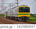 内房線	巌根－袖ケ浦　JR東日本　クモヤE493系　01編成（尾久）+キハE130-108（幕張） 142980897