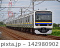 内房線	巌根－袖ケ浦　JR東日本　209系　C414編成（幕張） 142980902