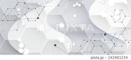 Abstract dna design, neural pathways, science molecular strands 142981234