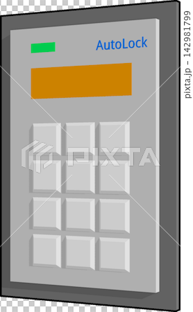 Automatic lock panel 142981799