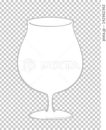 チューリップグラスのイラスト 142982362