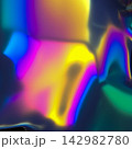 Holographic Texture Render. Abstract Vibrant Art 142982780