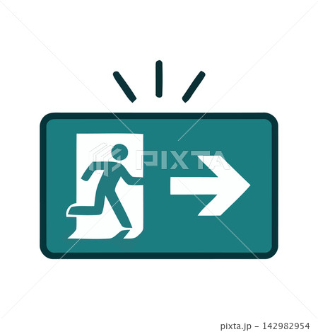Minimalist flat design icon showing a figure running toward an abstract positive destination, representing goals or progress. Minimalist flat design icon showing a figure running toward an abstract positive destination, representing goals or progress. 142982954