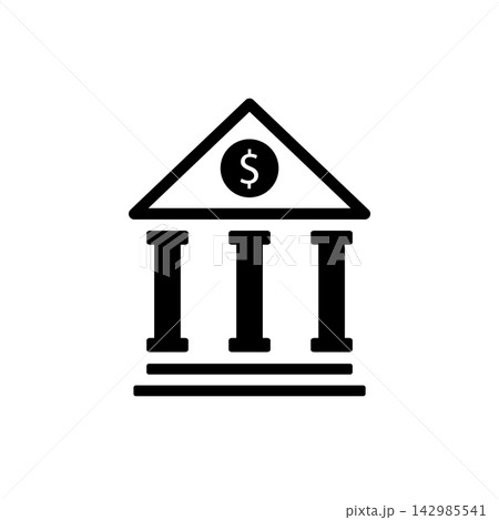 bank icon design vector template bank icon design vector template 142985541