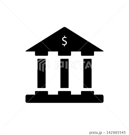 bank icon design vector template bank icon design vector template 142985545