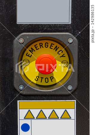 Emergency Stop Button Machine 142986135