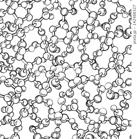 Chemical structure. Vector drawing 142986327