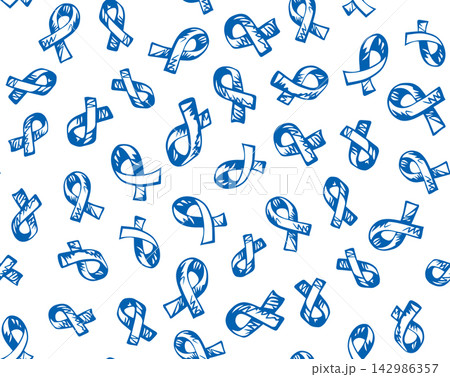 Aid ribbon logo. Vector drawing Aid ribbon logo. Vector drawing 142986357
