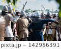 early medieval battlefield 142986391