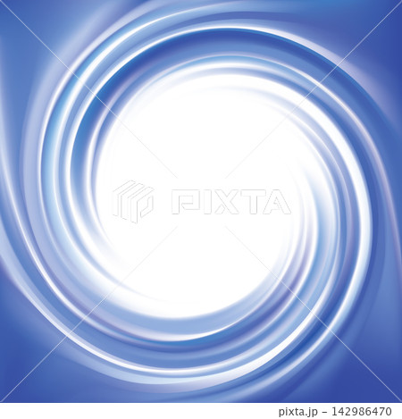 Vector background of cobalt swirling water texture 142986470