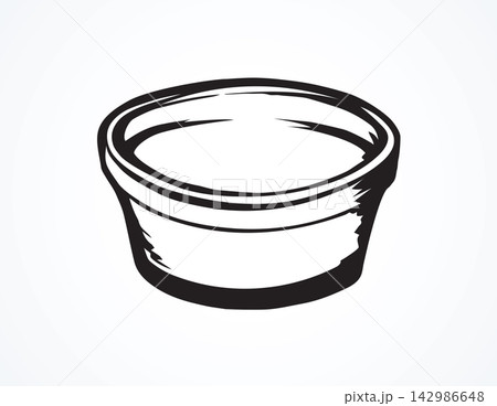 Basin. Vector drawing Basin. Vector drawing 142986648