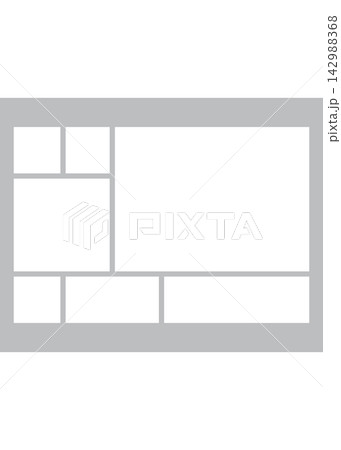 Multi Photo Collage Frame and Gallery Wall Layout 142988368