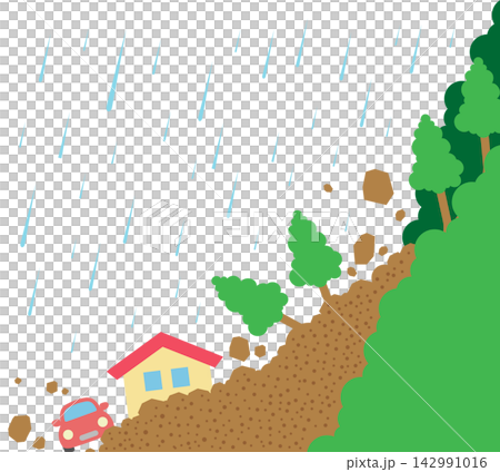 山體滑坡圖標 山體滑坡圖標 142991016