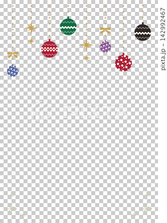 Knitted Christmas ball background material (vertical) Knitted Christmas ball background material (vertical) 142992467