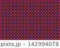 チェック　黒×紫×オレンジの背景素材 142994078