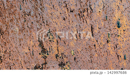 Rusted metal texture, old painted steel background Rusted metal texture, old painted steel background 142997686
