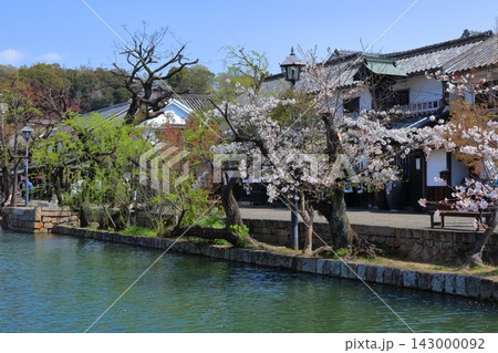 【岡山県】桜咲く春の倉敷美観地区(重要伝統的建造物群保存地区) 【岡山県】桜咲く春の倉敷美観地区(重要伝統的建造物群保存地区) 143000092