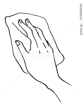 線画イラスト スケッチ シンプルイラスト 拭き掃除 線画イラスト スケッチ シンプルイラスト 拭き掃除 143000699