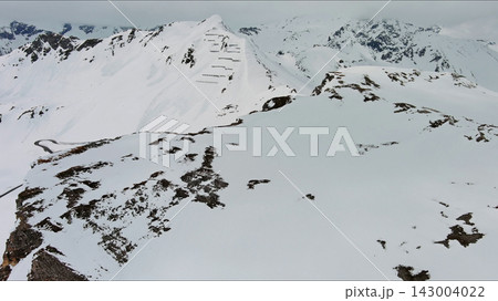 High mountain road in Austrian Alps 143004022