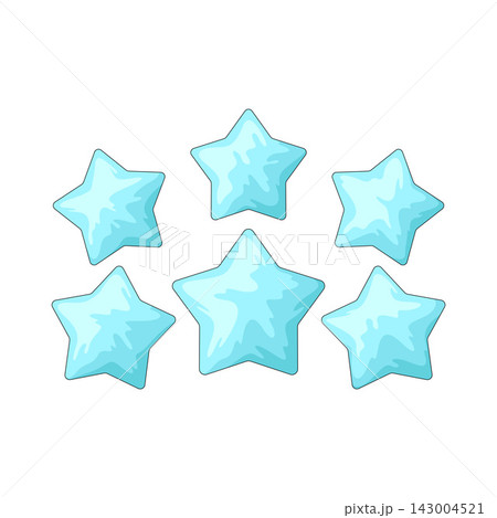 Illustration of Six Star Illustration of Six Star 143004521