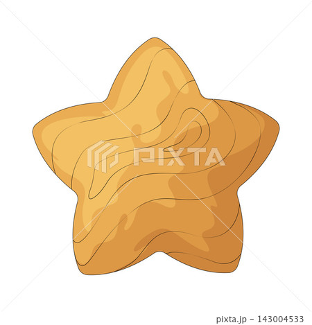 Illustration of Wood Star 143004533