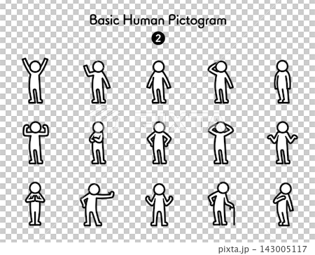Stick Figure Pictogram Basic 2 Stick Figure Pictogram Basic 2 143005117