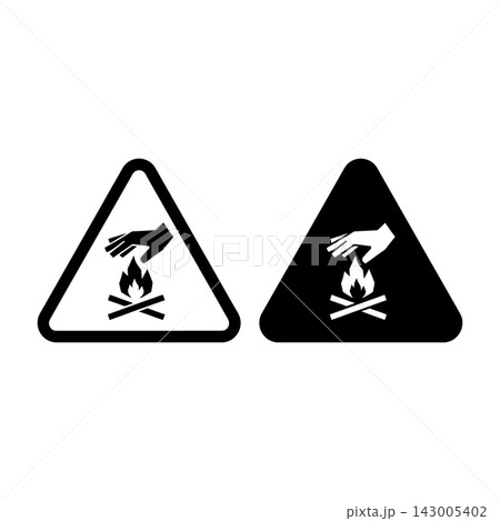 Warning signs no open flames or sparks 143005402