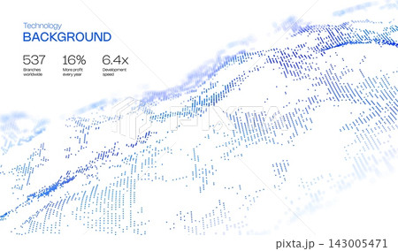 Digital data abstract with ai background blue for green vision technology. Futuristic flow transformation with concept business security for tech circuit computer. Wave cyber digital with space Digital data abstract with ai background blue for green vision technology. Futuristic flow transformation with concept business security for tech circuit computer. Wave cyber digital with space 143005471