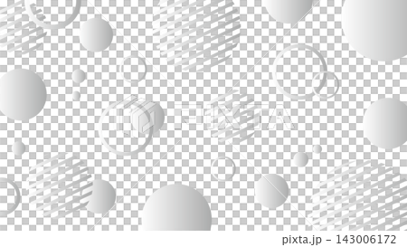 淺銀灰色圓形孟菲斯風格背景,橫向 16:9 比例 淺銀灰色圓形孟菲斯風格背景,橫向 16:9 比例 143006172