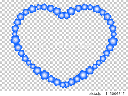 藍色的Nemophila Heart 143006845
