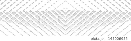 Abstract background with white and gray repeating chevron and diamond forms, subtle shadow depth and clean monochrome linework. Suit for contemporary packaging and presentation. 143006933