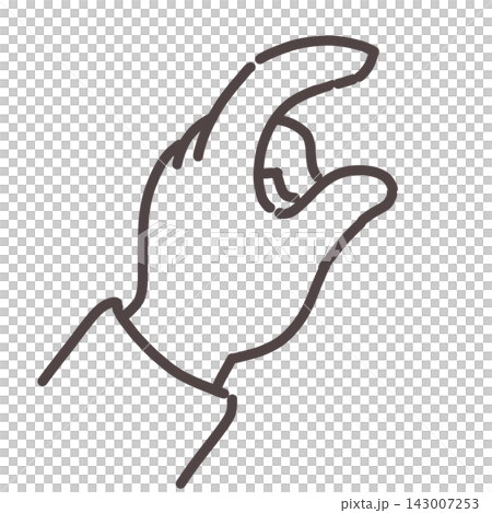 Finger heart hand sign (one-handed hand sign) Finger heart hand sign (one-handed hand sign) 143007253