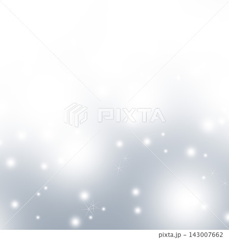キラキラと雪の降るイメージの背景素材 143007662
